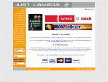 Tablet Screenshot of lambdasensor.com